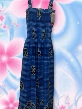Vintage 2000s Hawaiian Hibiscus Dress